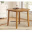 Table de salle à manger extensible ronde pour 2 à 4 personnes, table de salle à manger pliante en bois avec taille réglable, conception peu encombrante pour les petits appartements et les salles à manger - Brun clair