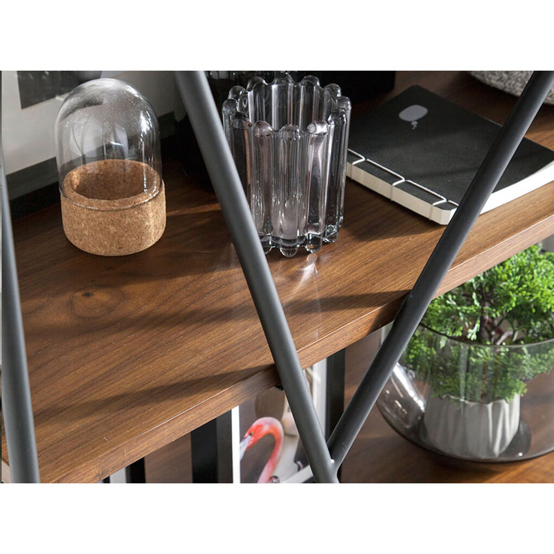 Walnut shelving