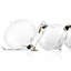 Ornement boule de flocons de neige pointus en verre