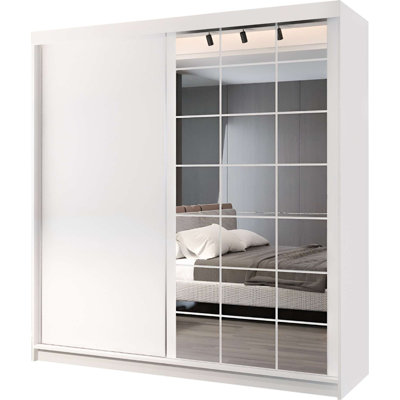 2 Door Manufactured Wood Wardrobe