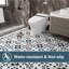 12 po X 12 po Dosseret en vinyle auto-adhésif, pour plancher et mur pour salle de bain, multicolore (30 pieds carrés）