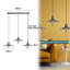 Cleymans 3 - Light Brushed Silver Kitchen Island Pendant