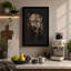 Golden Leopard Modern - Print-136717070-136717065
