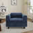 Polyester bleu est en rupture de stock
