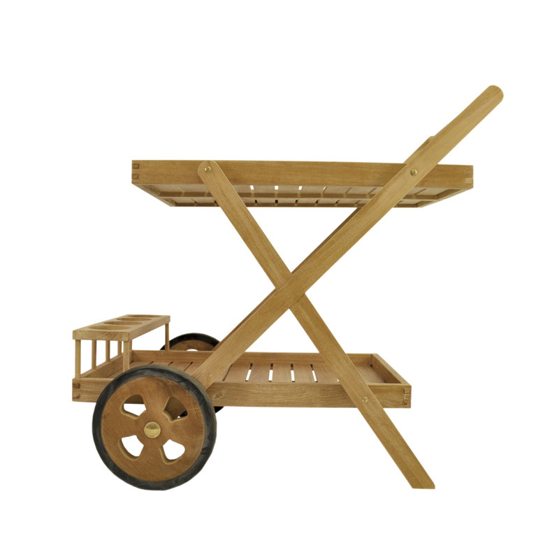 Cobana Teak Bar Serving Cart