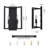 Modern 2-Light  Dimmable Wall Sconce
