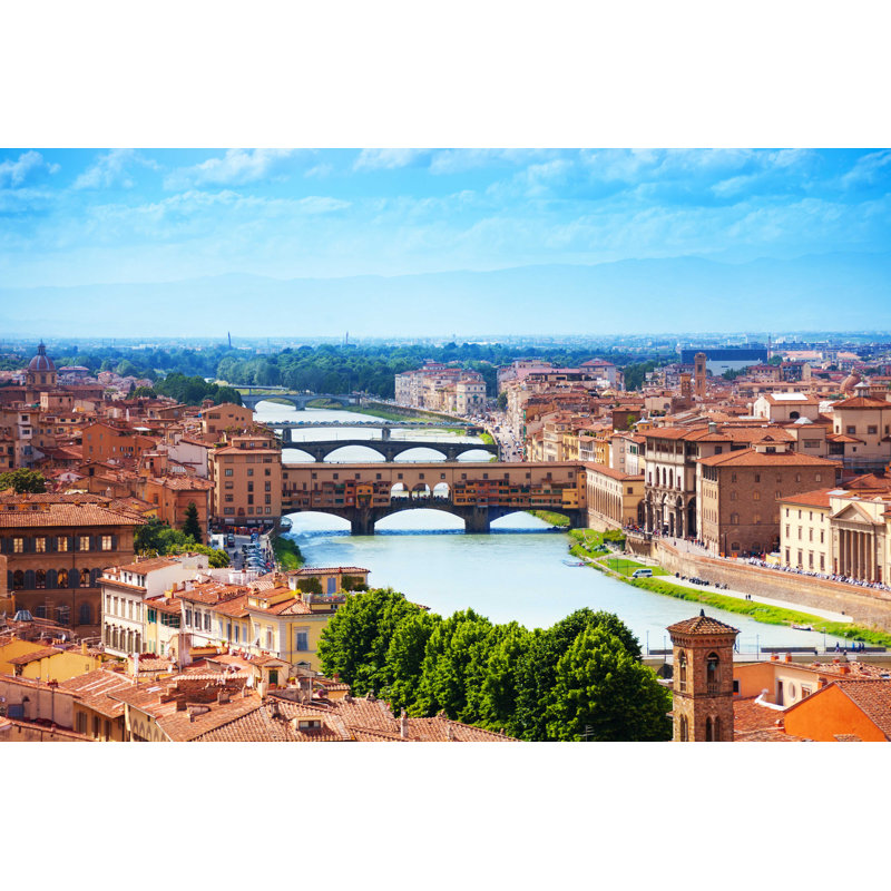 Ponte Vecchio - Photographie sur toile tendue, L 12 po x H 8 po