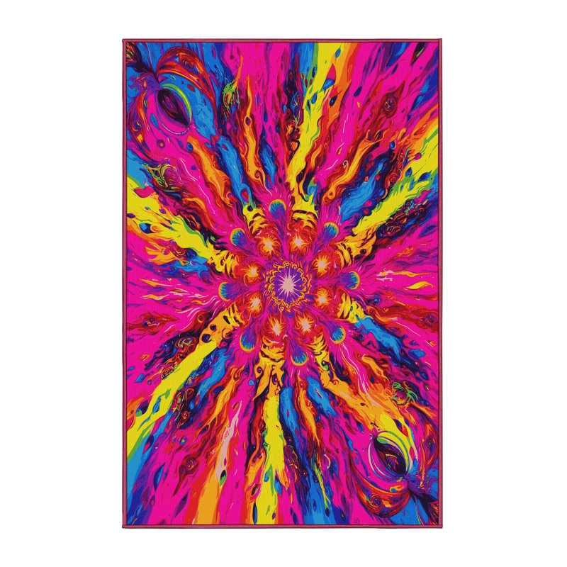 Trance Blaze Rug, Rectangle 8' x 10'