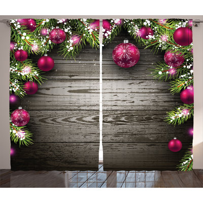 Semi Sheer Curtain Pair