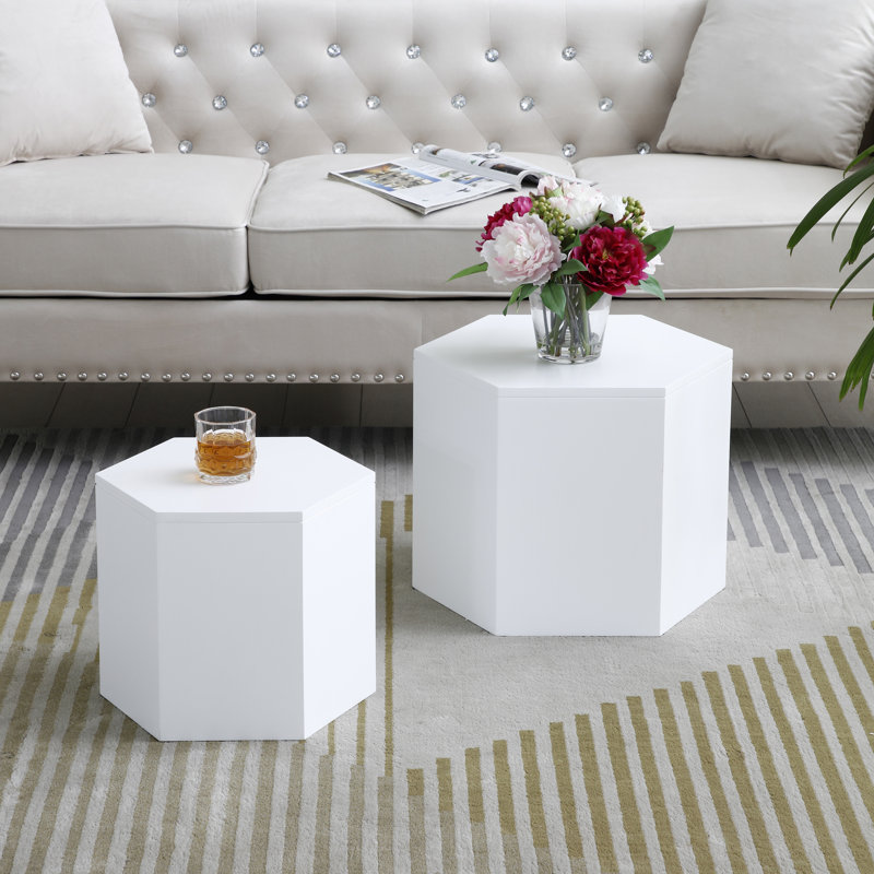 Coffee Tables, with ash, oak, walnut veneer side table, coffee table, end table, nesting table