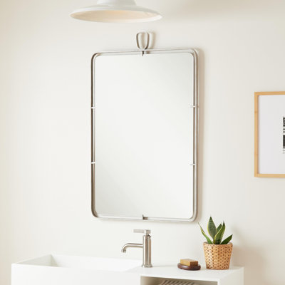 Martinelli 39-5/8" x 24" Framed Bathroom Mirror