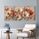 Ensemble de 3 tableaux muraux sur toile tendue, motif de fleurs de cerisier, pour salon, chambre et décoration intérieure