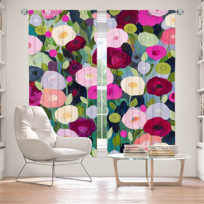 Room Darkening Curtain Pair, 40" W x 82" L