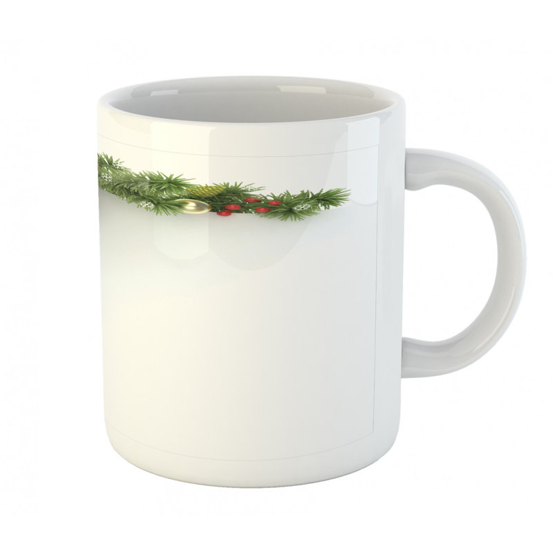 Grande tasse à café sapin d’arbre résineux