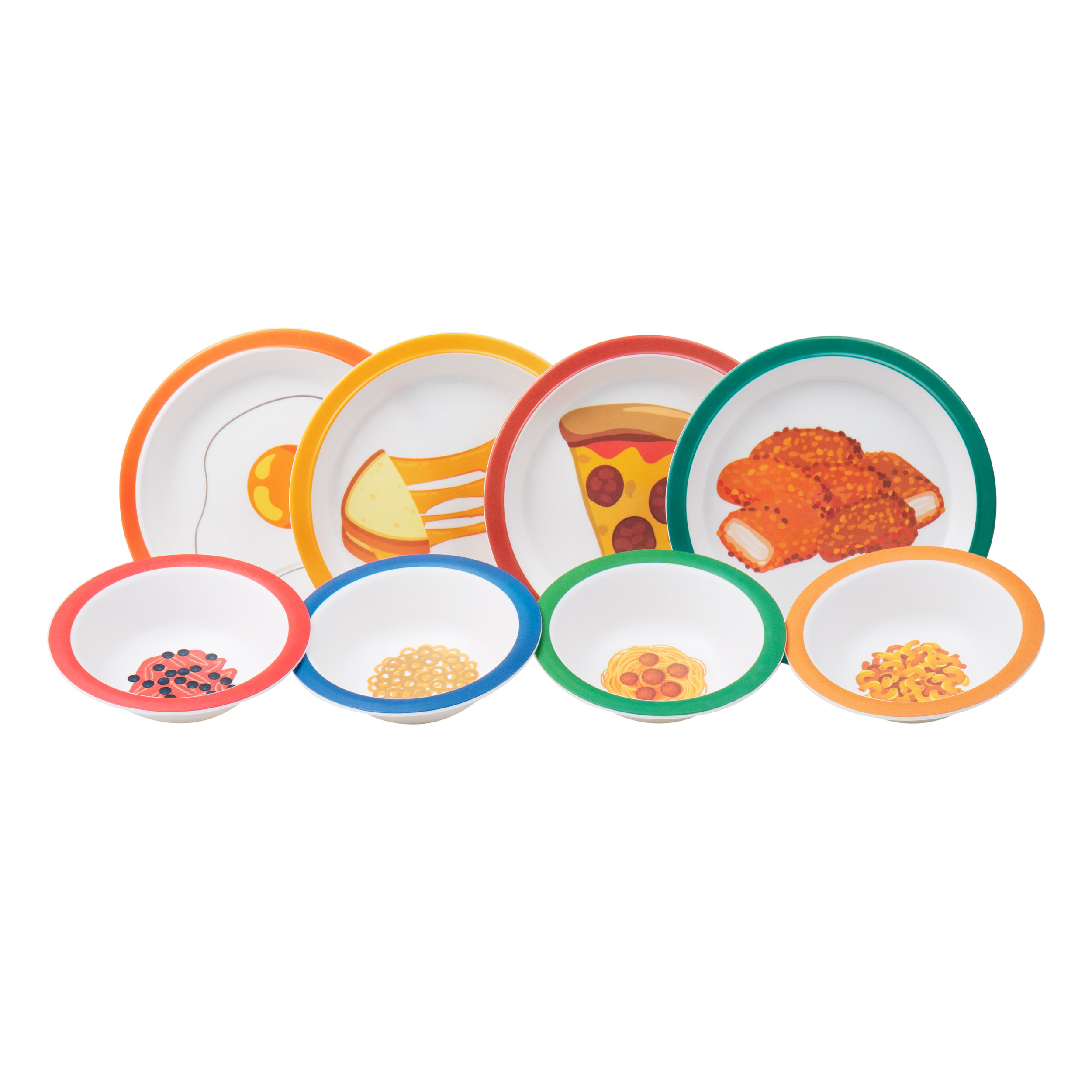 Mind Reader Melamine Dinnerware Set - Service for 8 & Reviews