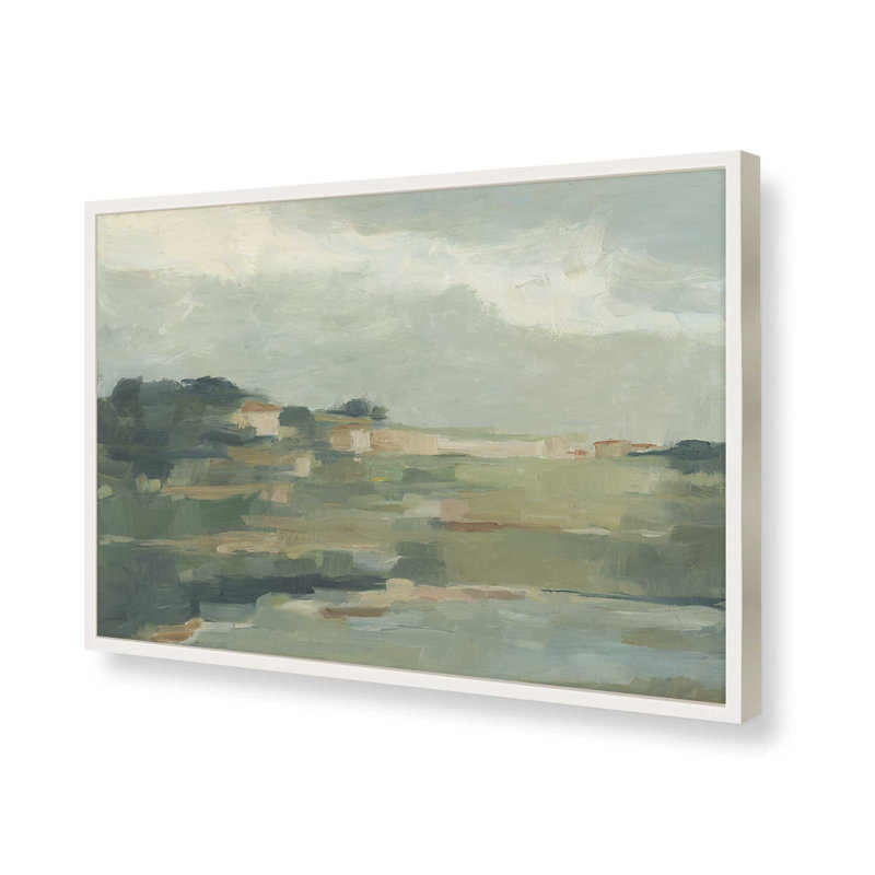 Reproduction d'art, «European European Landscape I» par Ethan Harper, H 24 po x l 32 po, White