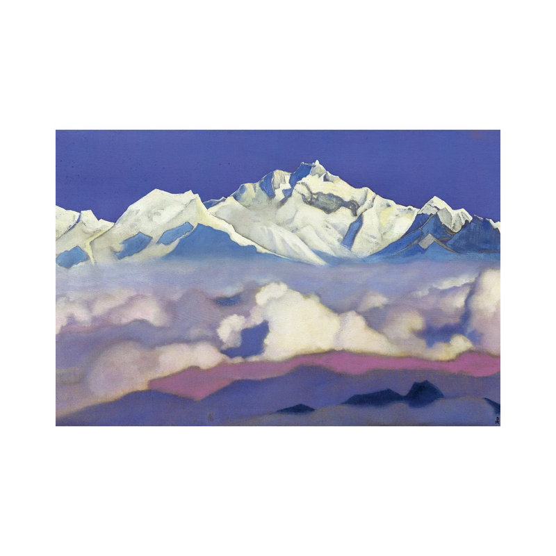 Kanchenjunga, 1936 NHR20, H 12 po x l 18 po x 1,5 po