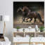 Animaux, chevaux, galop dans le désert, impression-35111691-35111694