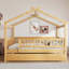 Lit en bois avec lit gigogne simple-157738087-157738080