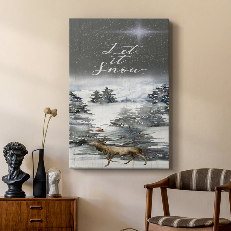 Let It Snow - galerie sur mesure Cavas, H 18 po x l 12 po