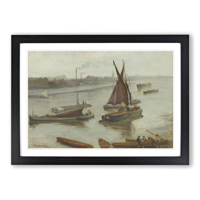James Abbott McNeill Whistler - Single Picture Frame Painting, Black