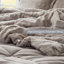 Ensembles de literie en fausse fourrure confortable pour grand lit, confort gris moderne pour la maison