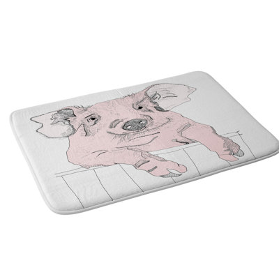 Tapis pour salle de bain casey rogers piggywig