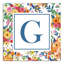 «Wildflower Monogram», art textuel sur toile tendue-410615711