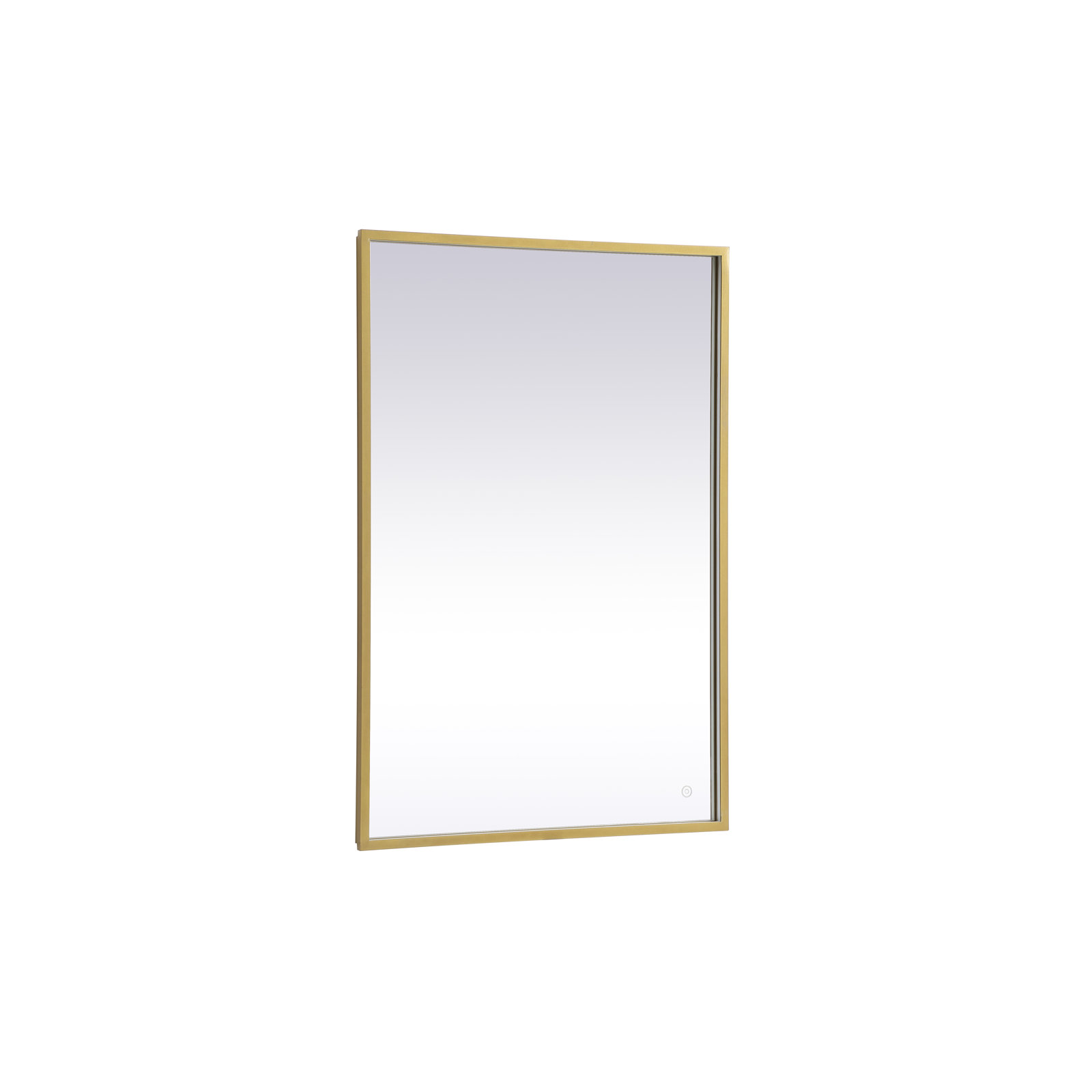 Piche Aluminum Mirror, Brass, 27" x 40"