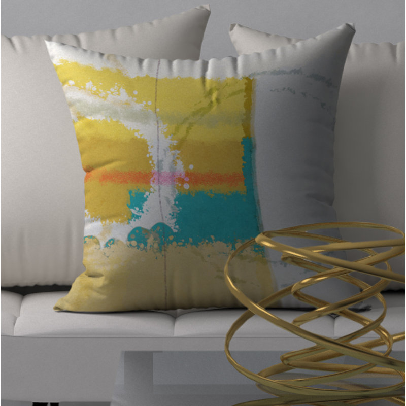 Reversible Throw Pillow, 18" x 18"