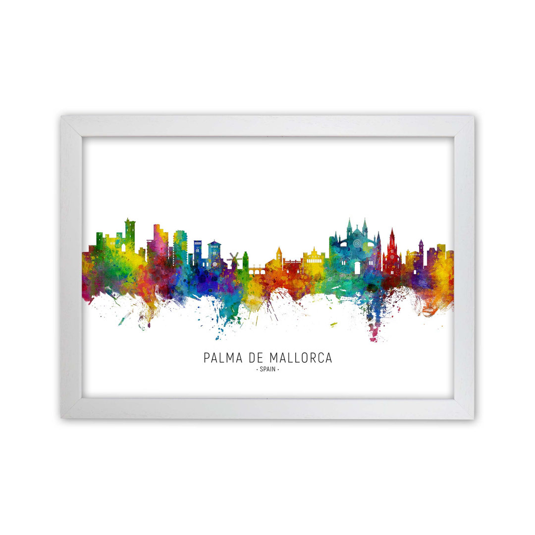 Palma De Mallorca Spain Skyline by Michael Tompsett - Print