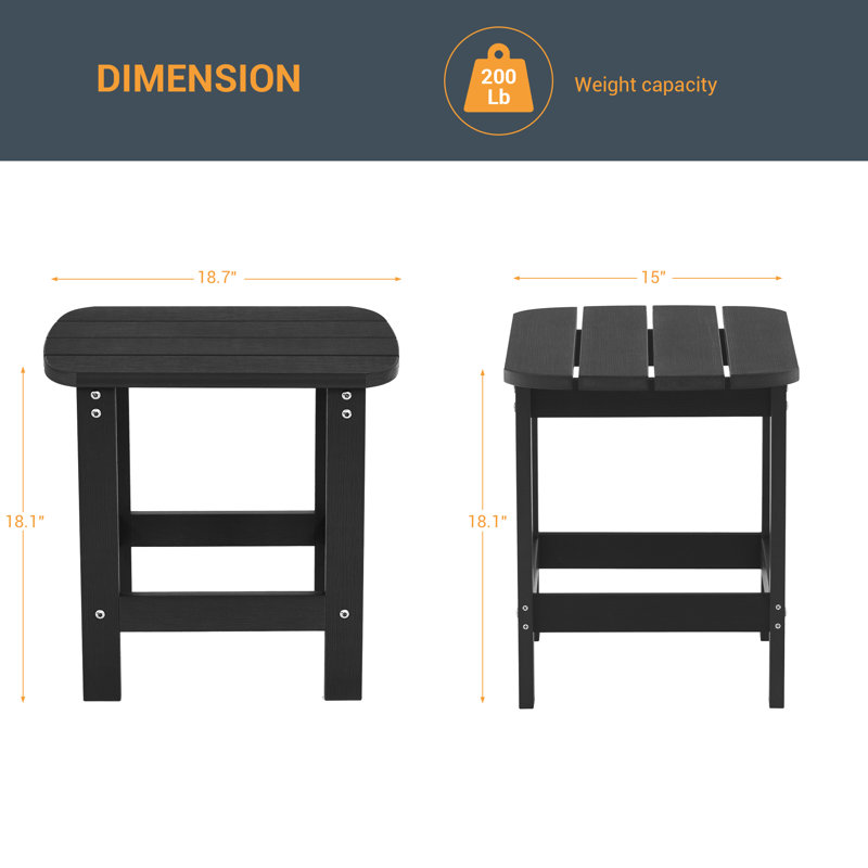 Table d'appoint, Noir