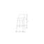 Upholstered Counter Stool with Metal Frame-70880350