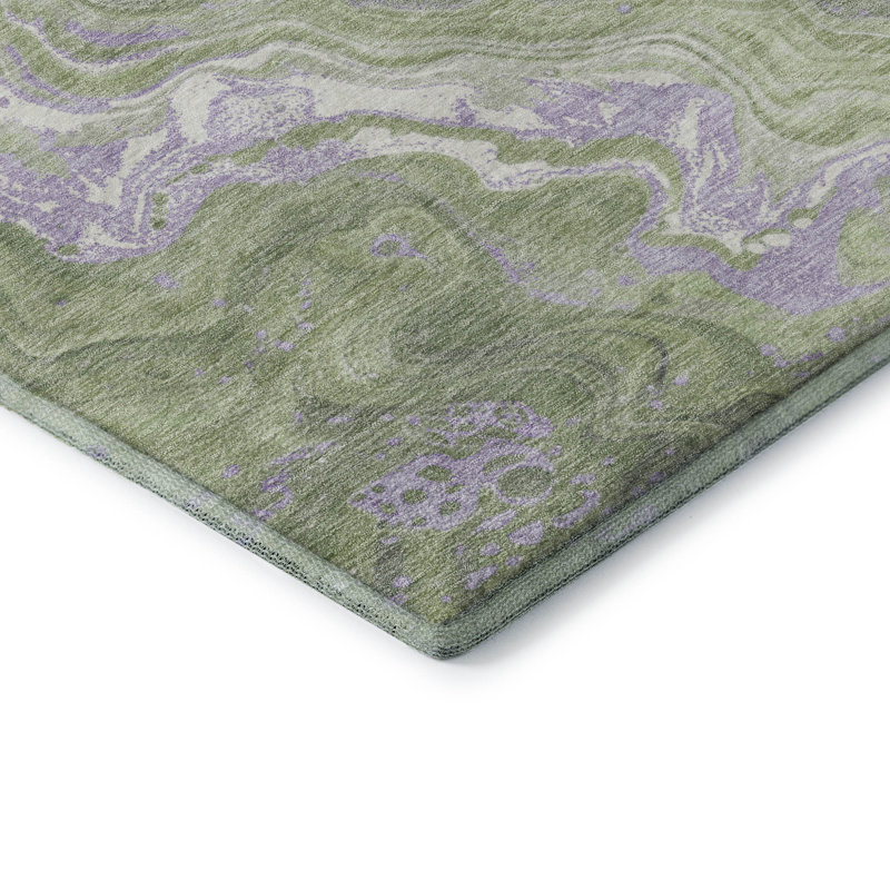 Premium Machine Washable Hedden AMF1701 Abstract Rug, Runner 2'3" x 7'6"