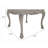 Krystalia Dining Table in Bone White