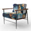 Crillon - Fauteuil d'appoint rembourré en marbre-898065307