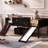 Twin Loft Bed With Storage Compartments. Strong Pine Construction. Climbing Frame & Rope Excitement. Double Chalkboard Creative. Slide For Quick Exit Size - . With Storage. Solid Frame, Fun.