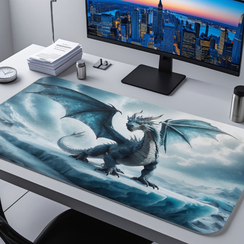 Polyester Desk Pad, 23.6x13.8