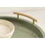 Round Ottoman Tray with Metal Handles-485116406