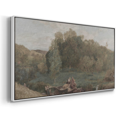 Paysage, série DC DC-XXVII, toile tendue avec châssis, prête à être accrochée