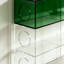Console de rangement ouverte en acrylique vert-1490569112
