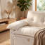 Canapé-lit coulissant en velours de 73 po, causeuse convertible avec matelas caché, conception peu encombrante-1761437644