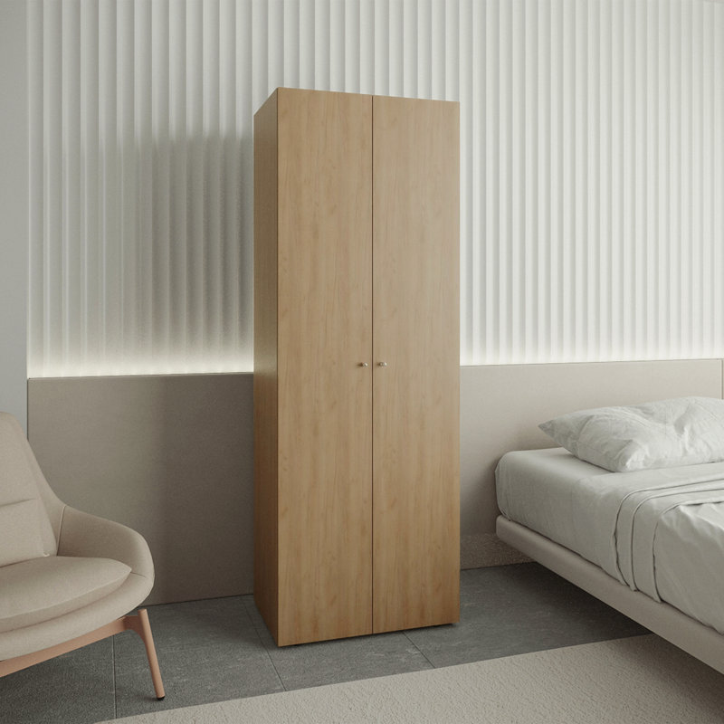 Armoire à 2 portes Home, système de penderie et tablette de rangement Home