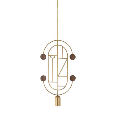 Wooden Dots 1 - Light Pendant