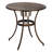 2 - Person Metal Patio Dining Set with Round Table , Cushions Included