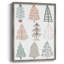 Arbre de Noël croquis II, reproduction encadrée - bois massif-1511406934