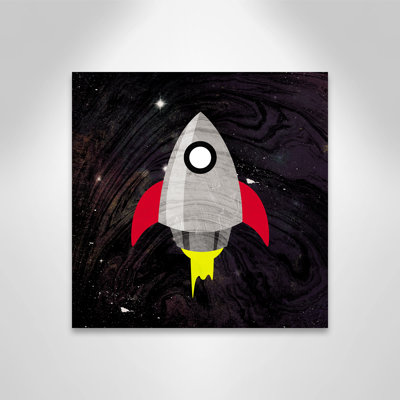 Spaceship Adventure Canvas Art