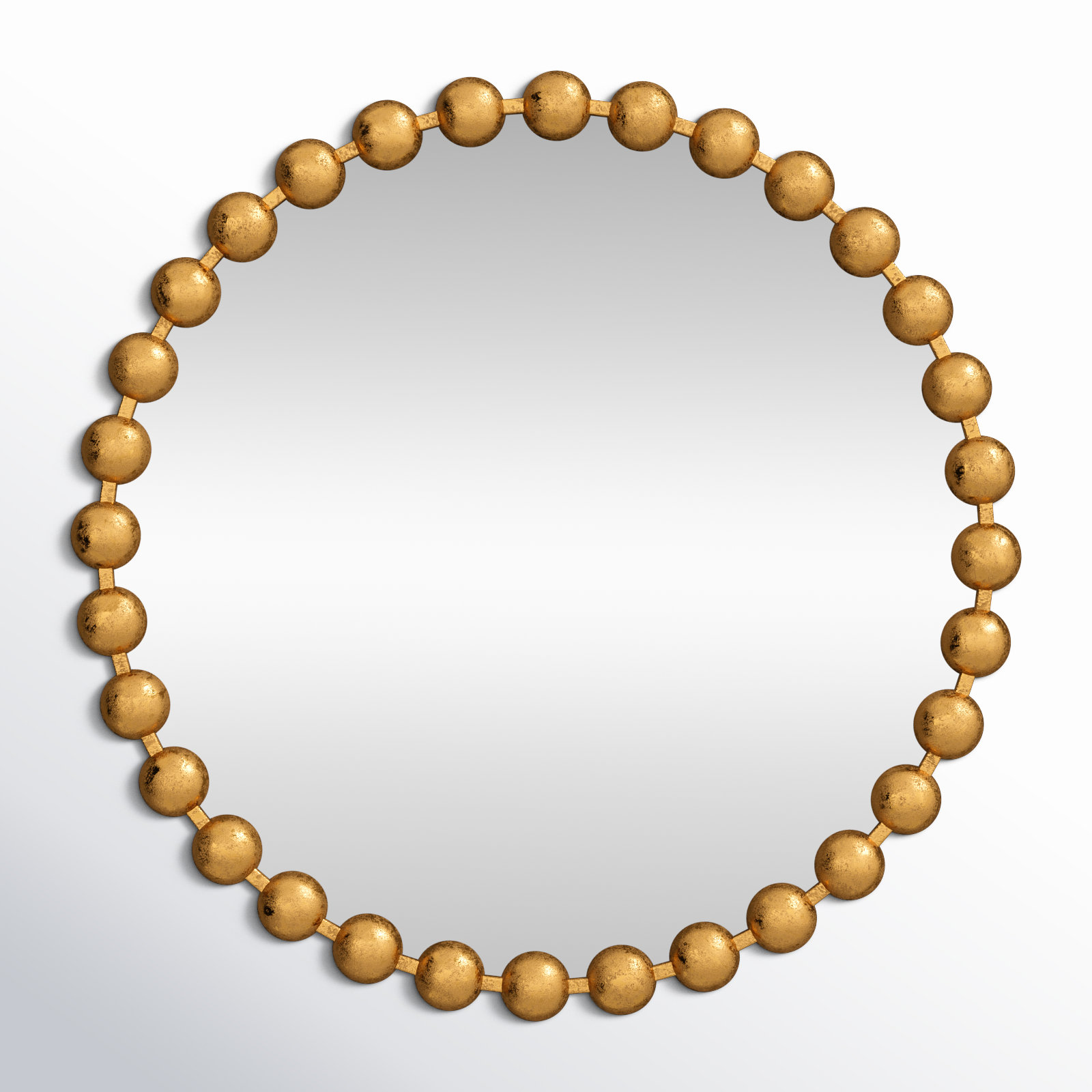 Marlowe Accent Mirror, Gold, 27" x 27"