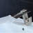 Juno Deck Mount Waterfall Bathroom Sink Faucets - Square, Bronze Chrome Finish