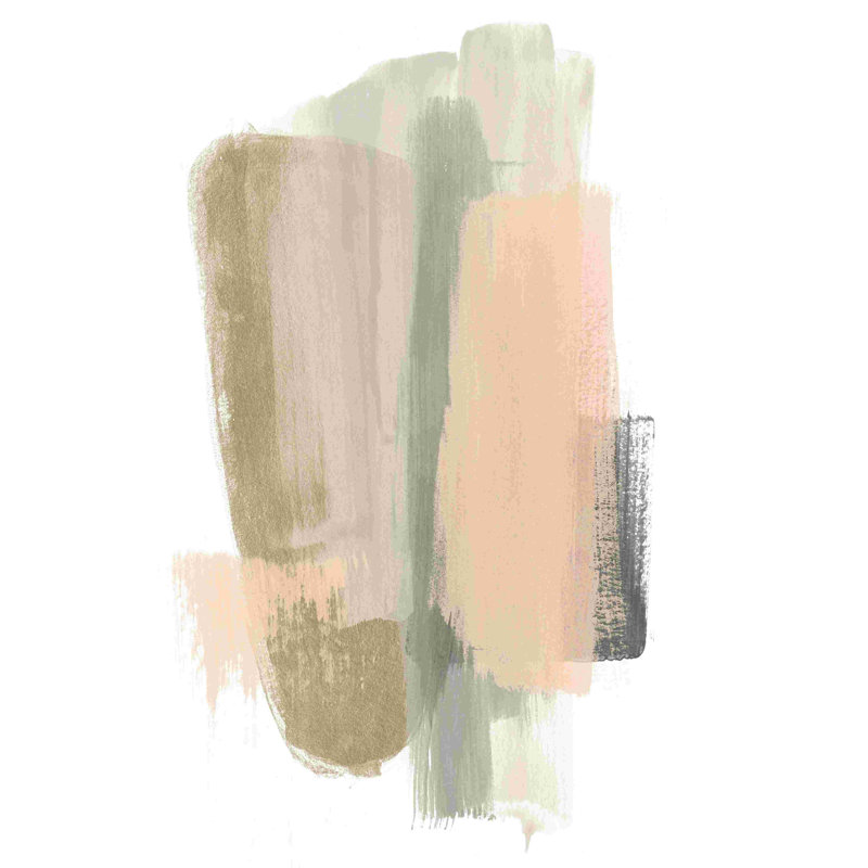 Rosé abstrait VII, H 18 po x l 12 po